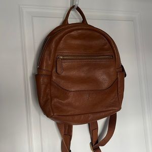 Frye leather backpack